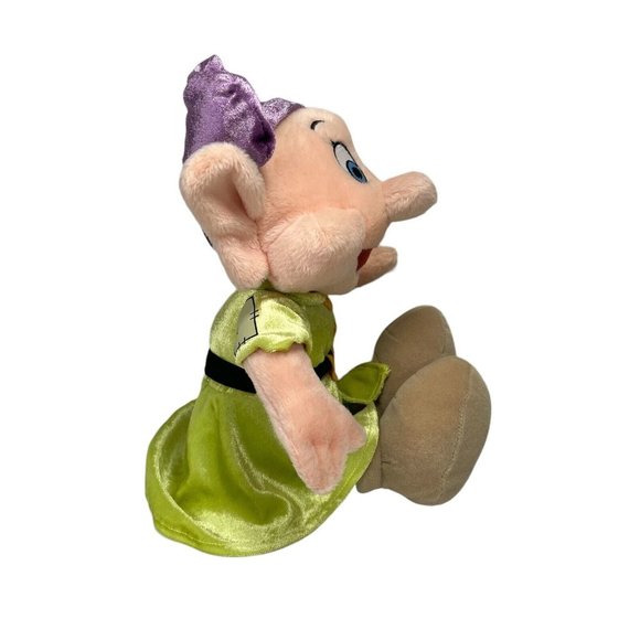 Disney Store Exclusive Snow White Dopey Dwarf Plush - Bean Bag Bottom - Picture 6 of 10
